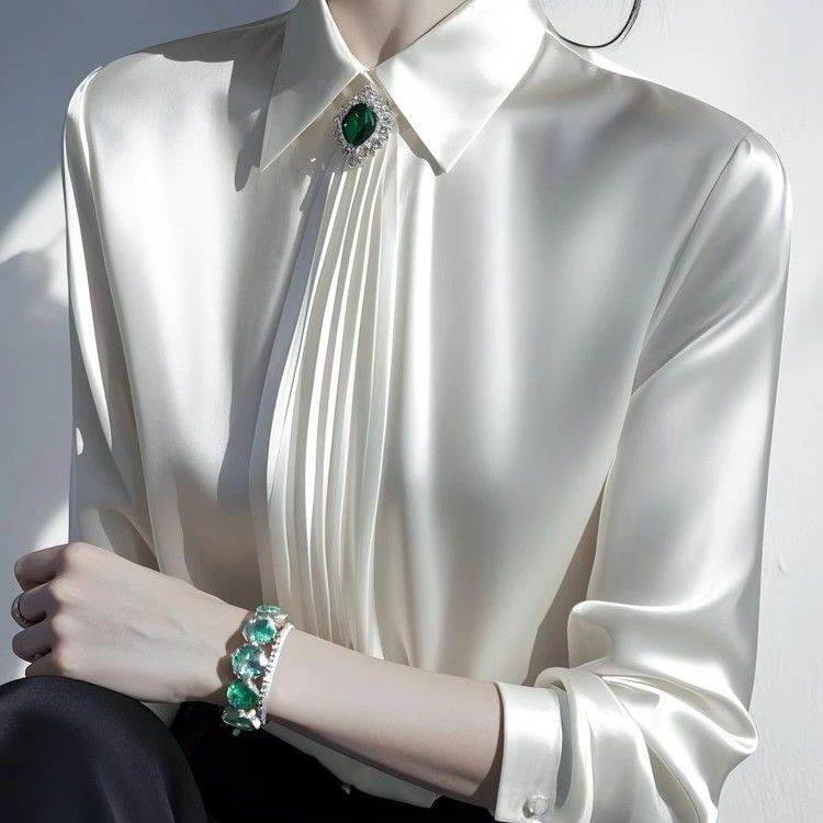 Spring French-style Top With A Luxurious And Sophisticated Feel