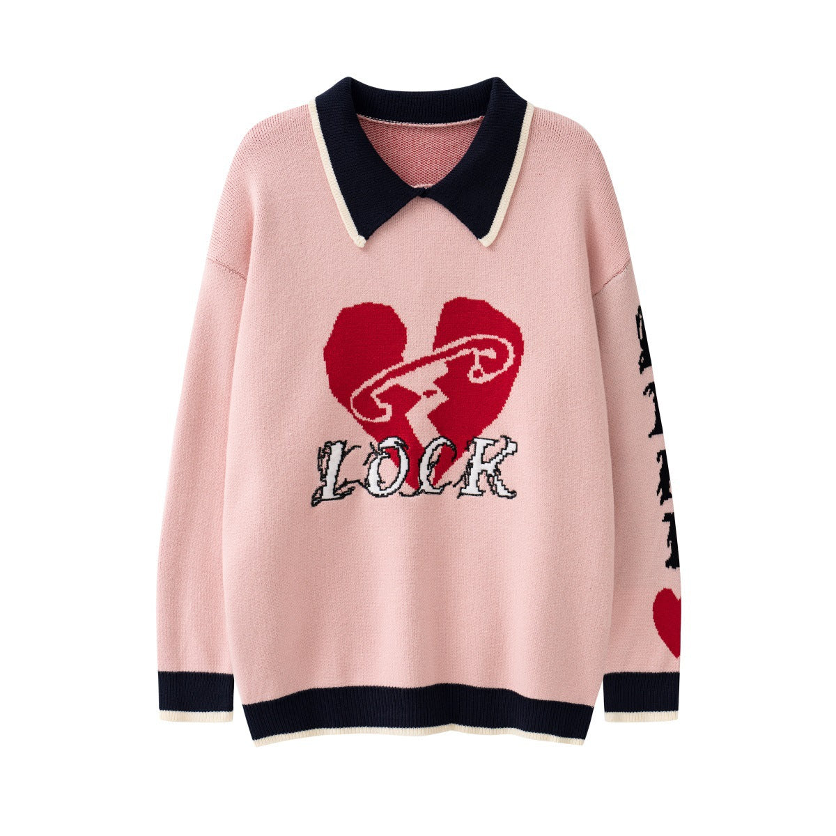 American Love Lapel Sweater For Men And Women