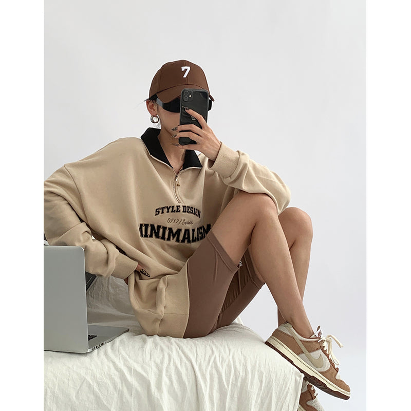 POLO Collar Sweater Women's Thin Loose And Slim