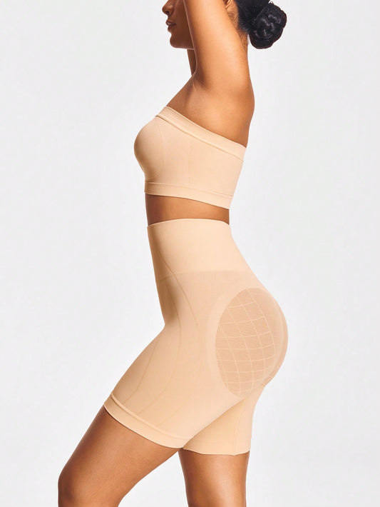 Women's Firm Control High-Waisted Shorts - Butt-Lift & Tummy Thigh Contour