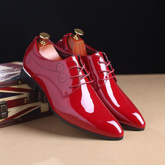 Lædersko til mænd, business casual-sko, business casual-lædersko, slip-on sorte kørselssko til mænd