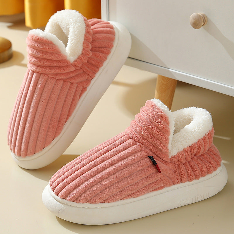 Men's And Women's Same Style Cotton Slippers