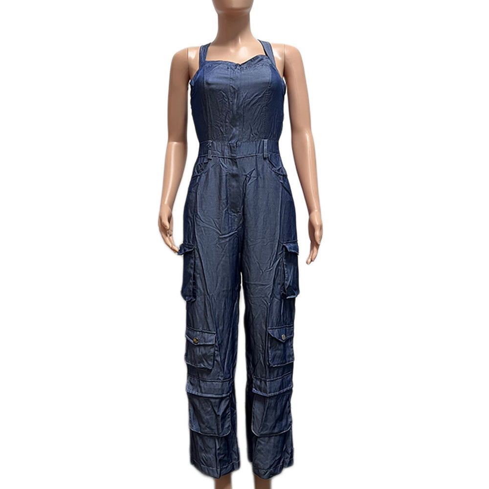 Denim Jumpsuit til kvinder med personlighed