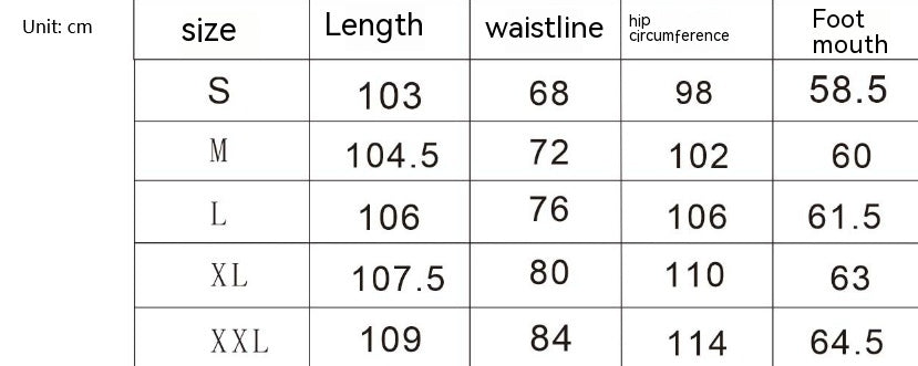 Men's And Women's Fashion Long Pants