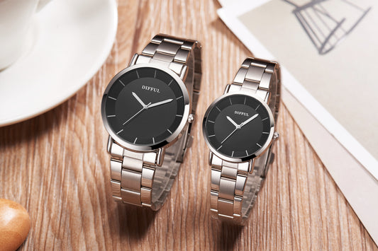 Alloy Tungsten Steel Band Quartz Watch