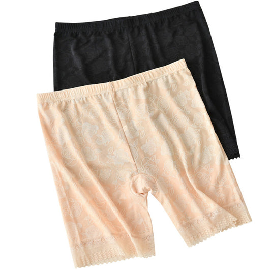 Lace embroidery anti-glare safety pants
