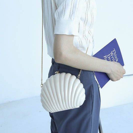 Dinner Candy-colored Shell Hand-held Party Hard Box Bag
