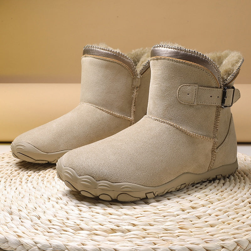 Womens Flat Non-slip Casual Ankle Boots