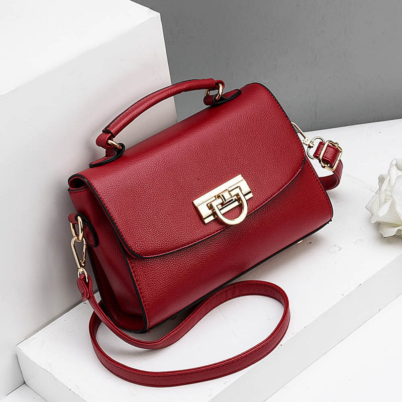 Single Shoulder Messenger Bag Simple Ladies Portable Small Square Bag