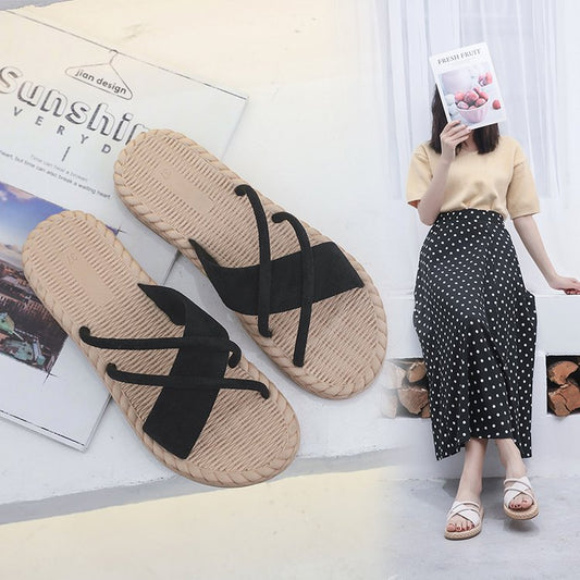 flat sandals and slippers