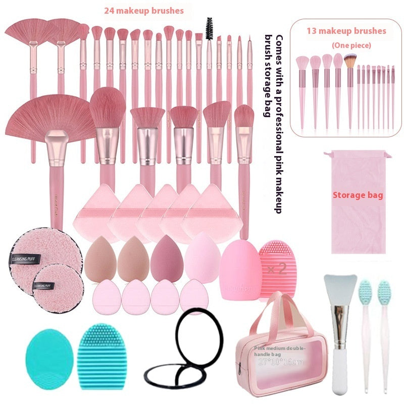 Professional Makeup Tool Brush Suit Sponge Powder Puff Beauty Blender Combination Travel Pack