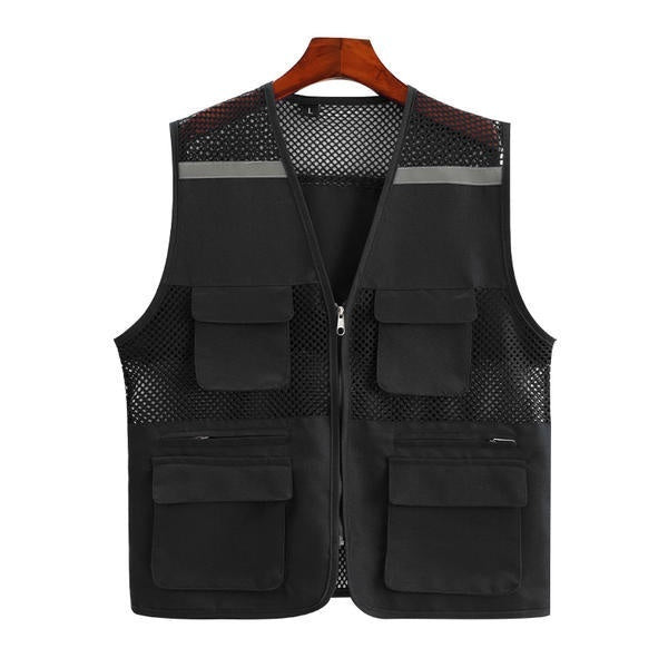 Children's Clothing Multi-pocket Reflective Waistcoat Adult