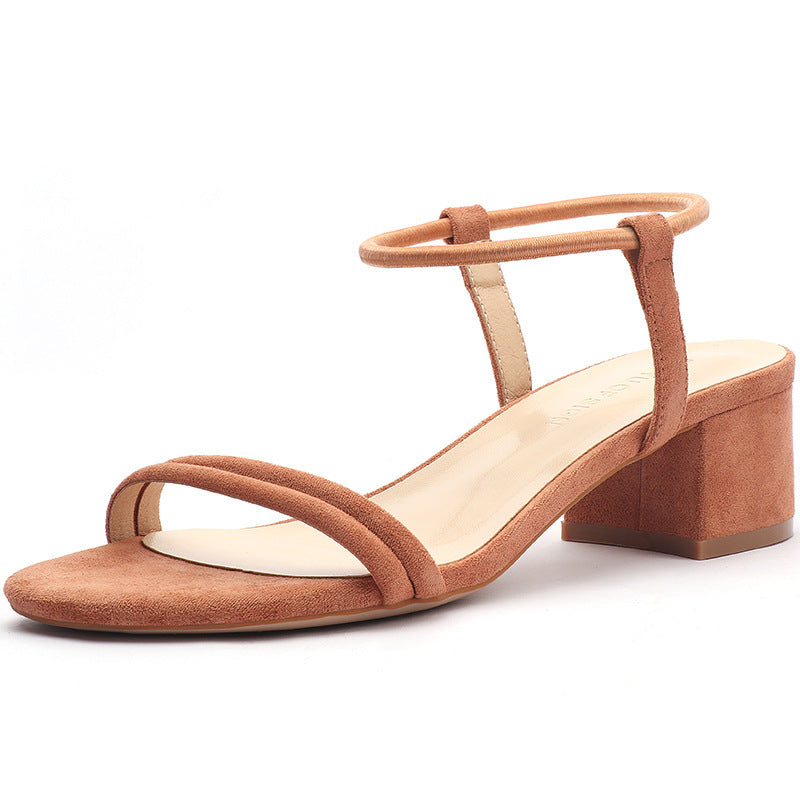 Women's elastic band shoes