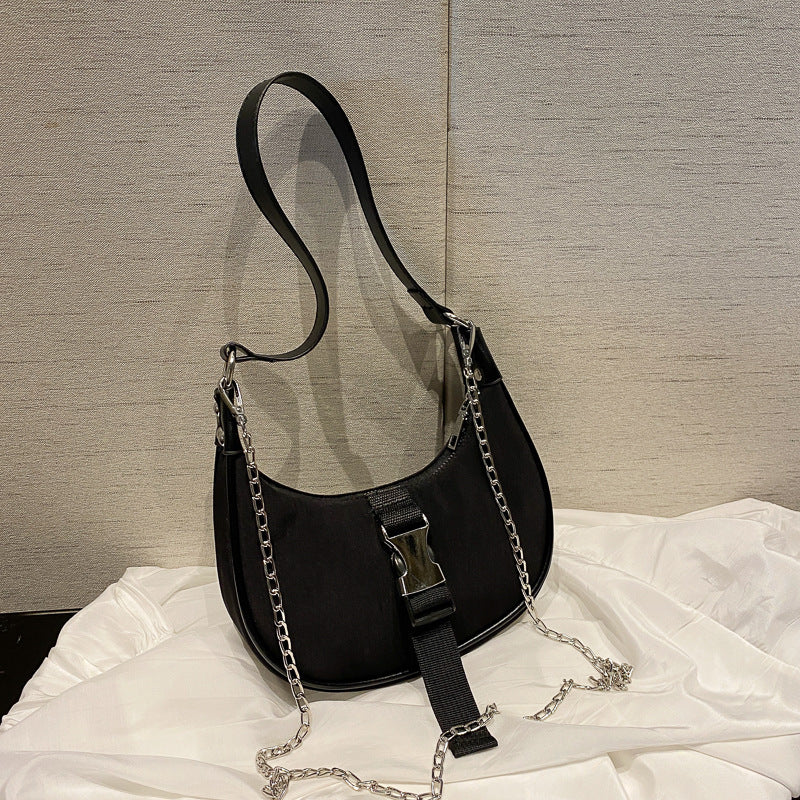 Simple One Shoulder Bag With Western Style