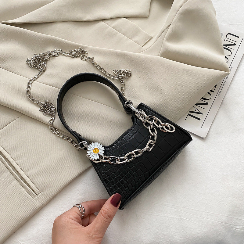 Small daisy chain shoulder bag
