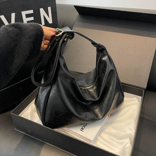Women's Large Capacity All-match Simple Leisure Tote Shoulder Bag