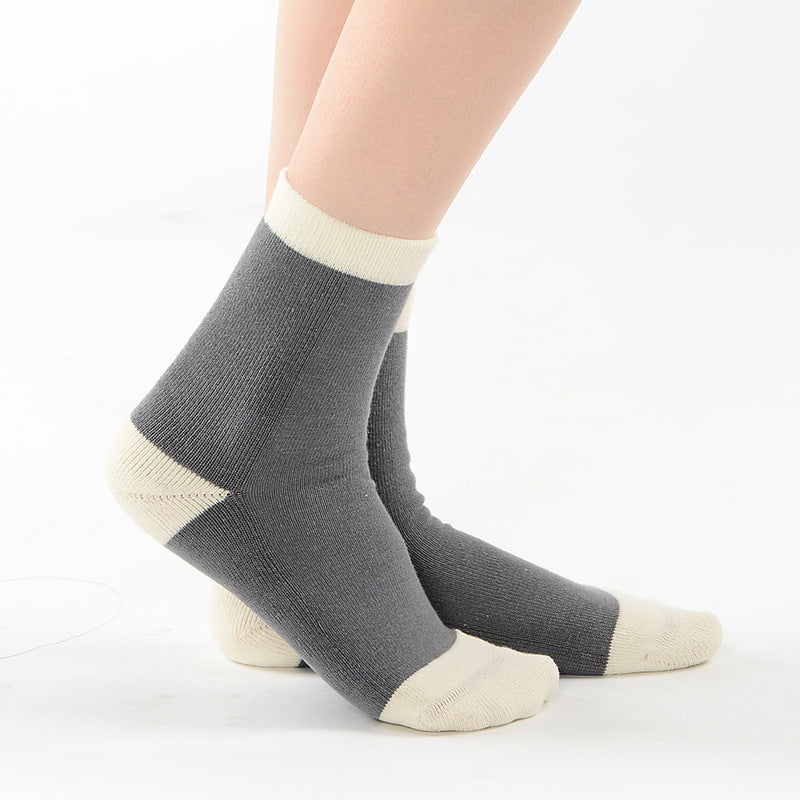 Women's Soft Half Terry Mid Tube Socks