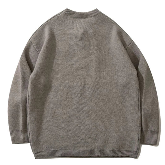 Graffiti Strikket Trøjer Mænd Hip Hop Print Sæt Tøj Jumper