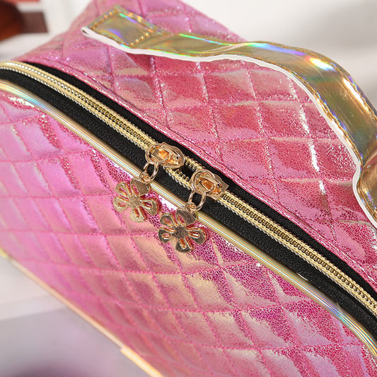 Magic Color Storage Bag Portable Rhomboid Lattice