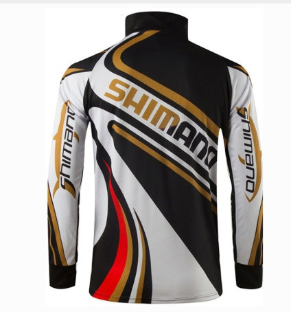 Quick-drying Breathable Sunscreen Adult Professional Fishing Clothing Printed Male Outdoor Long-sleeved Mosquito Fishing Clothing Manufacturers