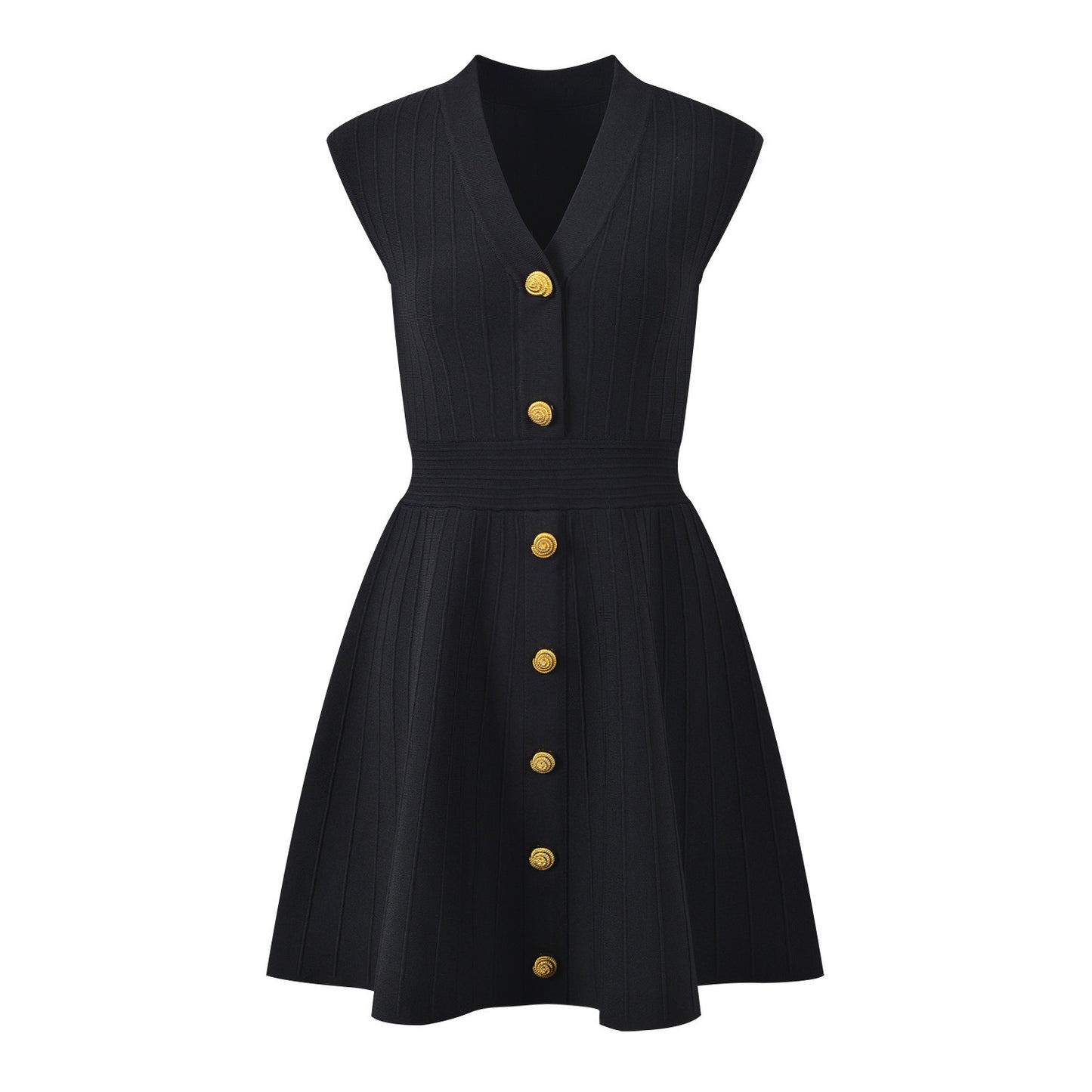 Summer Ribbed Mini Skirt Figure-flattering Bodycon Dress