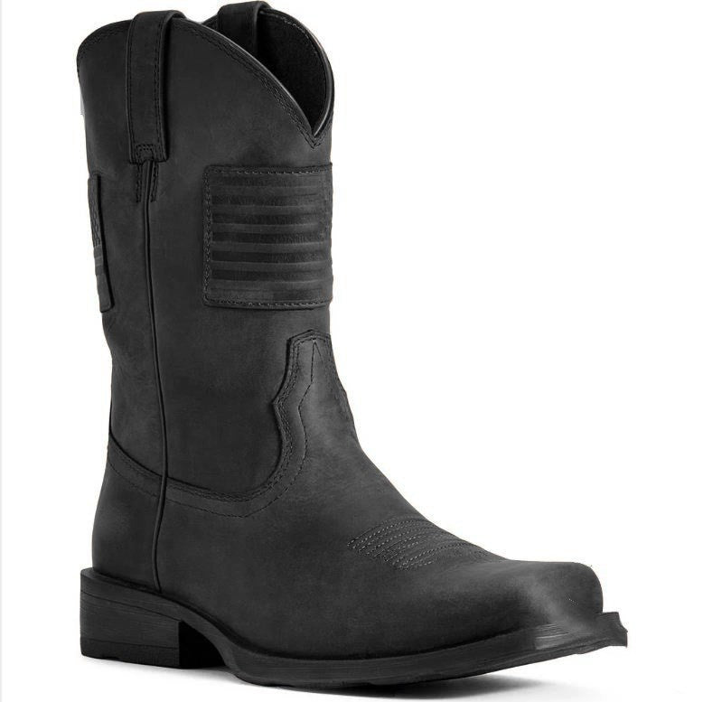 Low Heel 38-48 New Men's Mid-tube Knight Boots