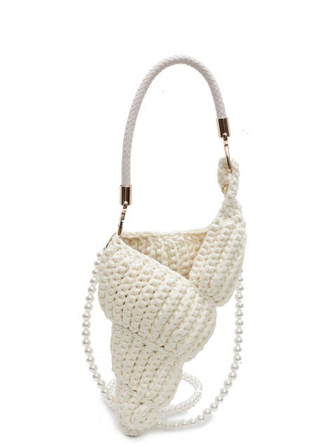 Handwoven Conch Shell Crossbody Bag