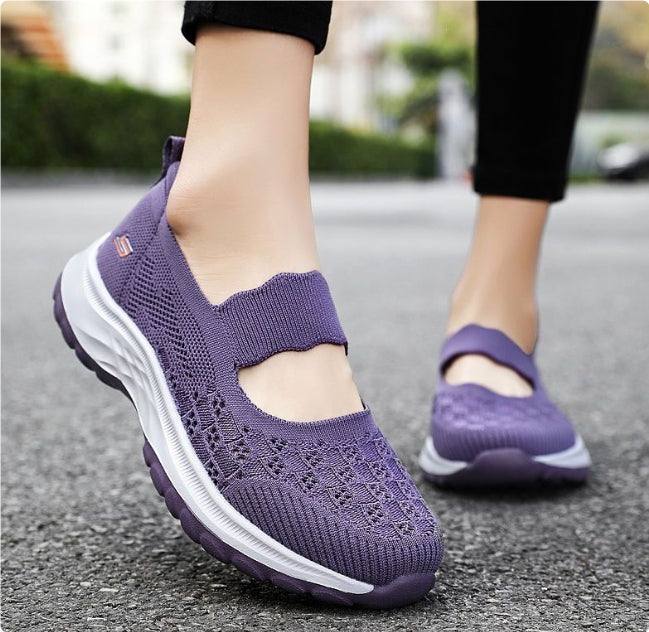 Slip-on Leisure Sports Flying Woven Shoes