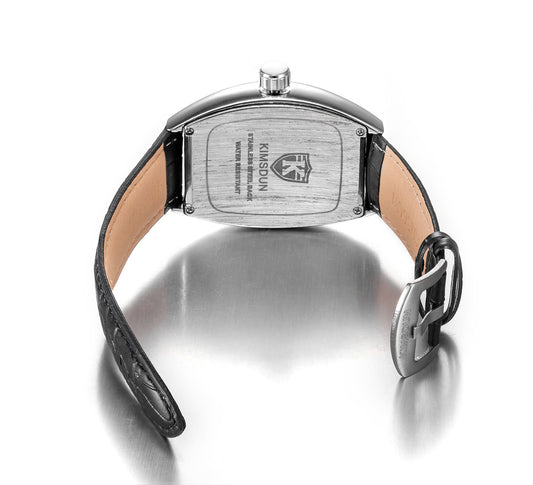Wine barrel-shaped automatic mechanical watch