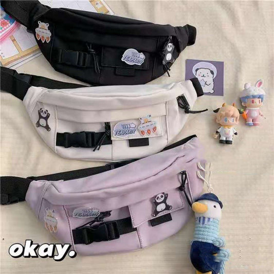 Women's Ins Harajuku Style All-match Messenger Bag Large Capacity