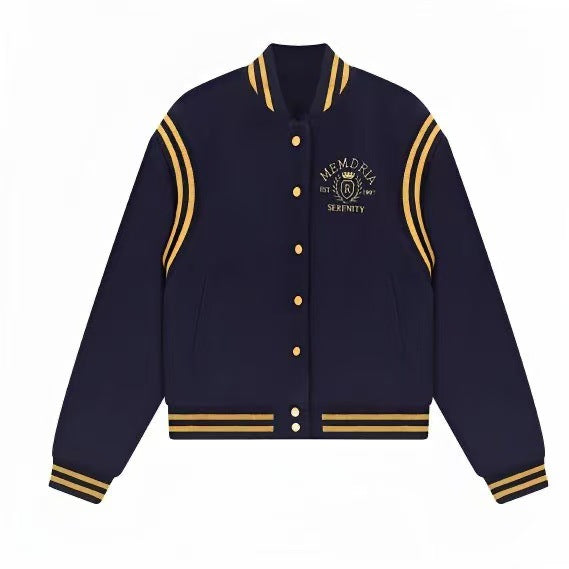 Women's Versatile Padded Baseball Jacket For Women