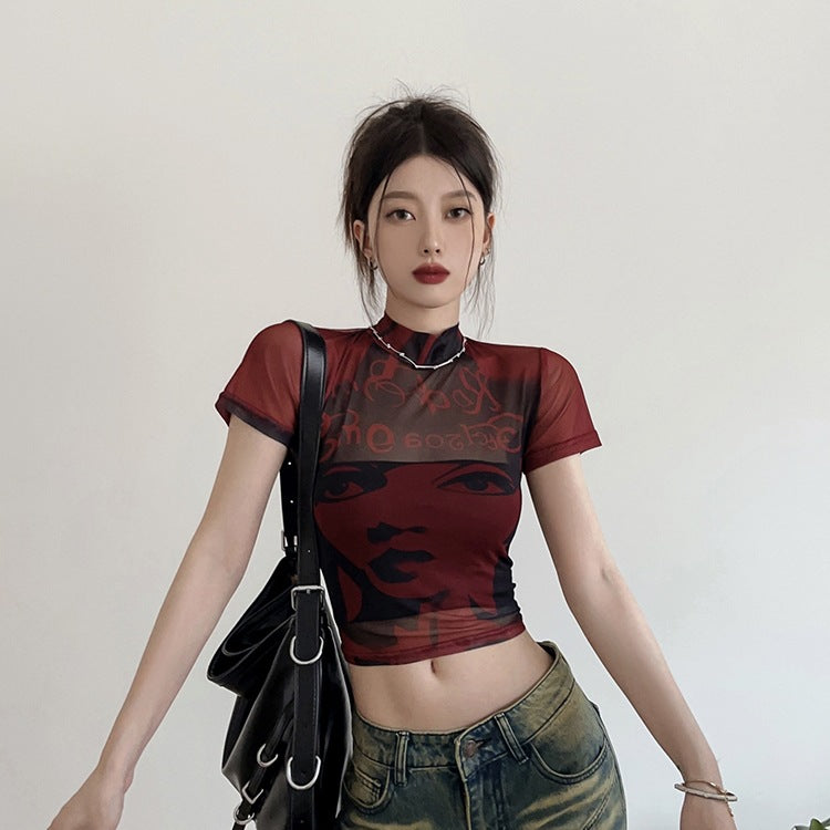 Women's Slim-fit Short-sleeve Top