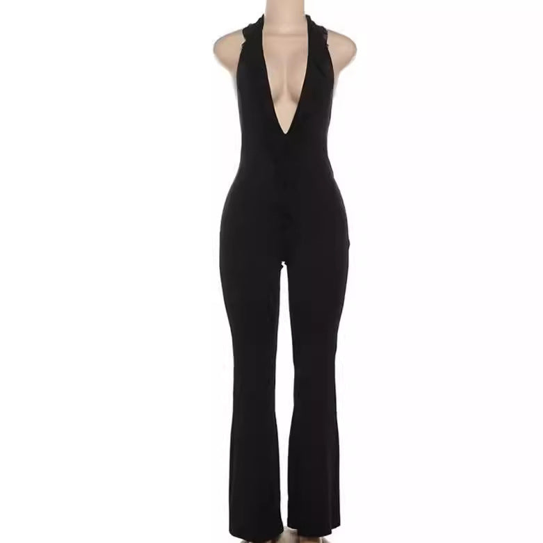 Damefashion Snøret Slim Fit Bodysuit