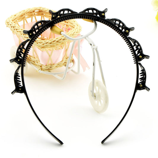 Hollow woven headband