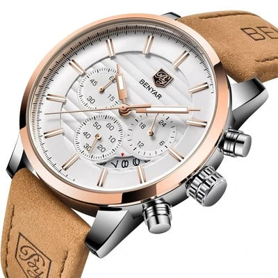 Men's Watch with Three Eyes Belt