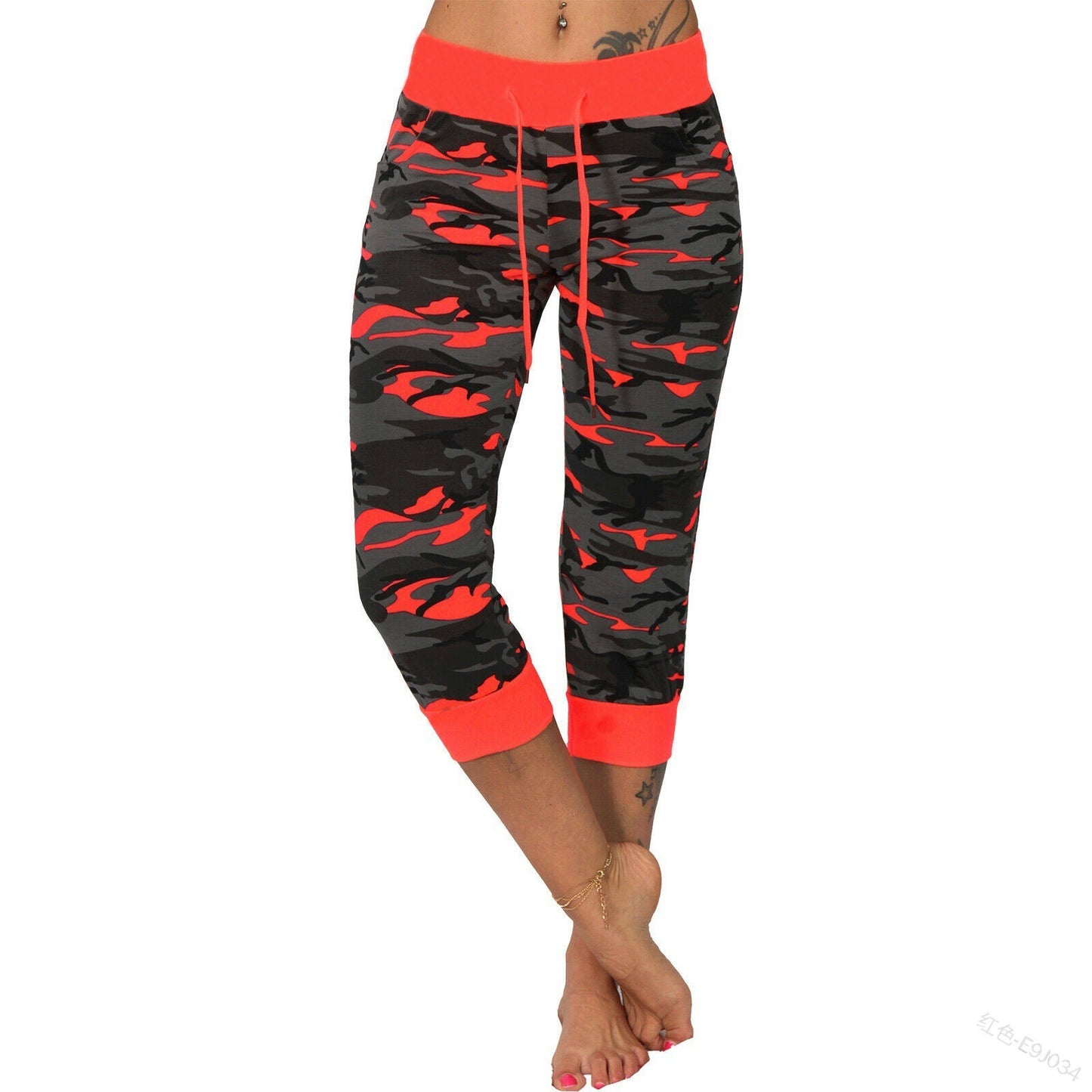 Yoga Camouflage 7-minutters ankelbukser