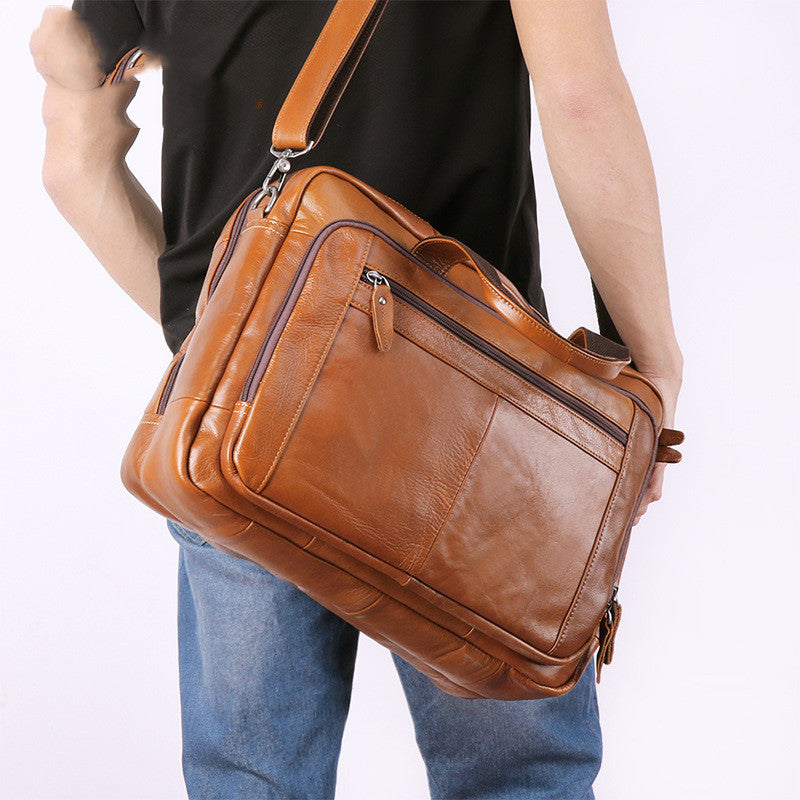 leather computer bag 17 inch