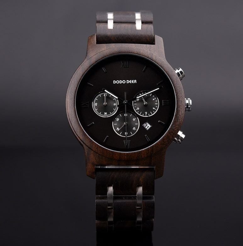 Three-eye six-needle watch