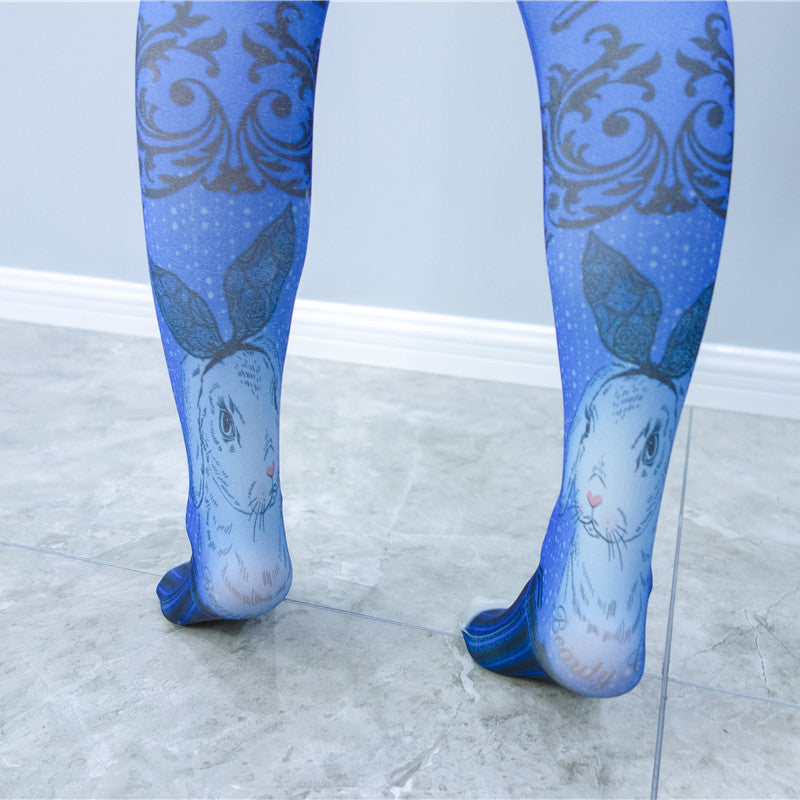 Women's Fashion Simple Lace Bow Pantyhose
