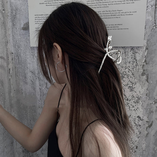 Women's Summer Back Head Rose Alloy Hairpin
