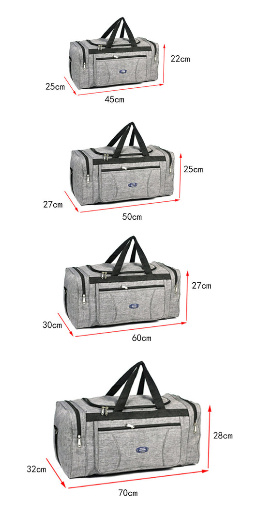 Large Capacity Oxford Cloth Waterproof Lightweight Foldable Travel Tote Bag