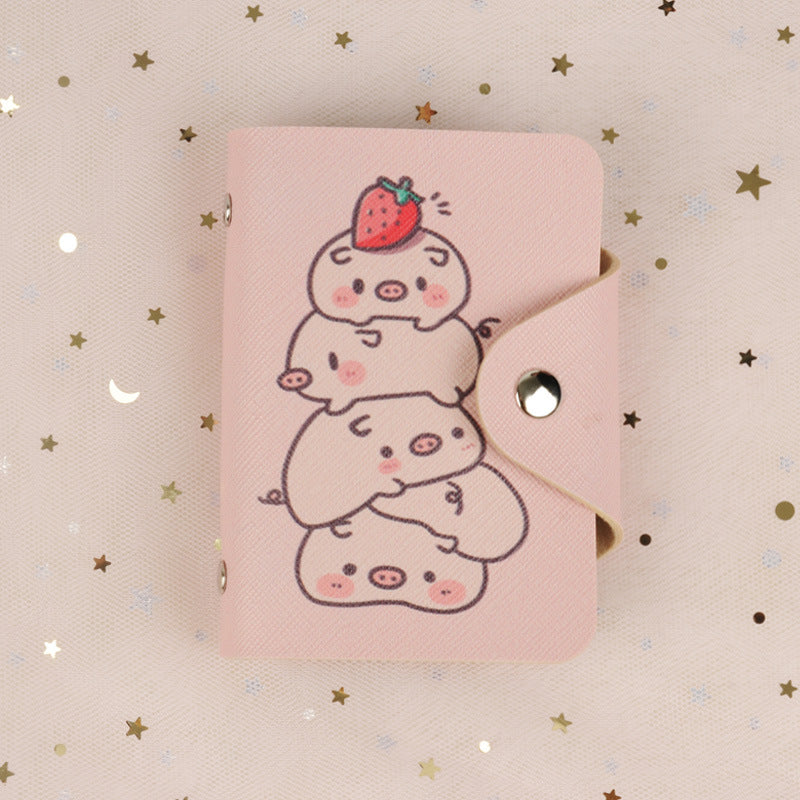 Multi-card color printing cartoon female card package