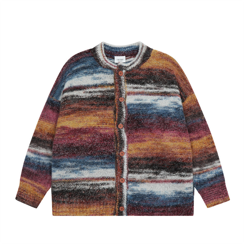 European American Loose Knitwear Coat In Autumn And Winter