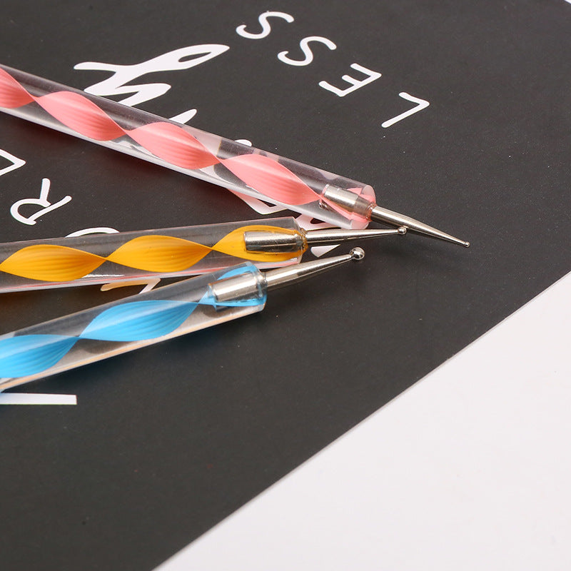 Crystal rod point pen tool