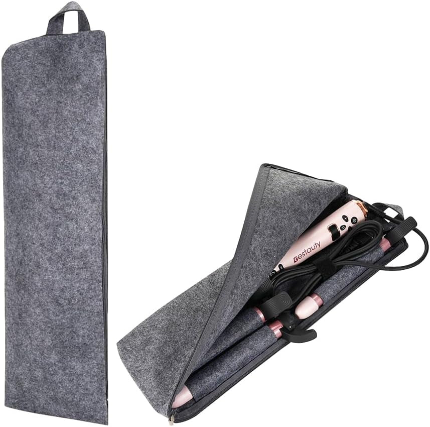 Bestauty Rizador De Pelo Automático Con 4 Barriles De Cerámica Intercambiables, Rizador Pelo De Calentamiento Rápido De 19-32 Mm Con Pantalla LED, 160-220°C Rosa