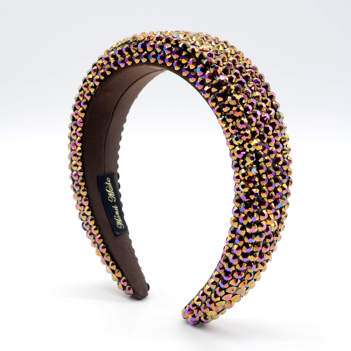 Baroque Hairband Wide Edge Diamond Hairband