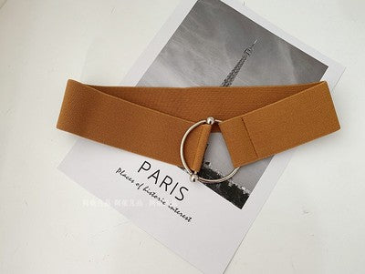 Simple Waist Seal Elastic Elastic Ladies Belt