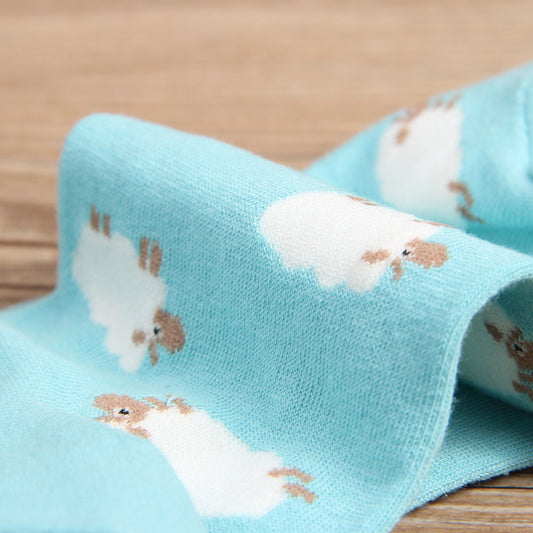 Popular Personality Korean Style Mid-calf Female Cotton Socks