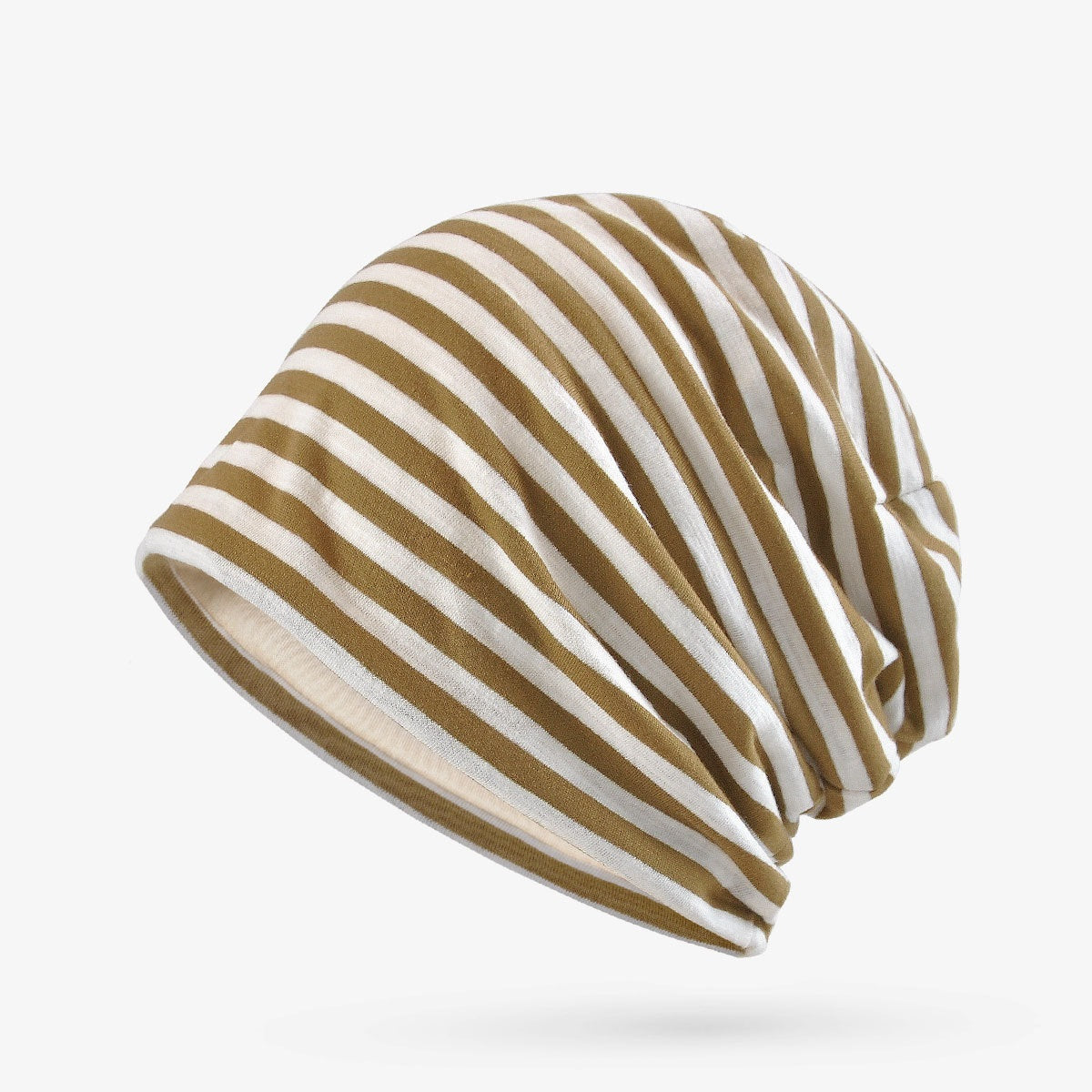 Spring And Summer Thin Cap Sun-proof And Breathable Vintage Stripe All-match Bag Cap
