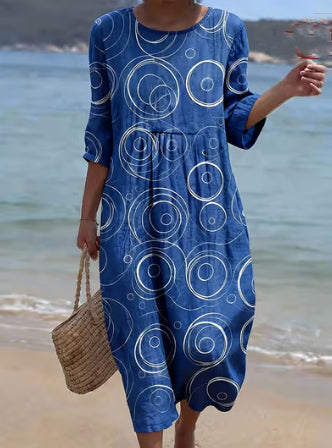 Elegant Dress Sleeveless Long Section